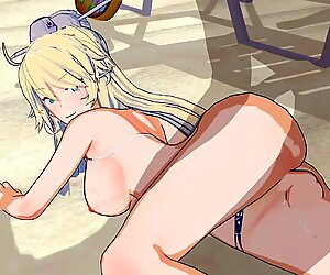 Kantai collection - iowa 3d seksualiserte karakterer