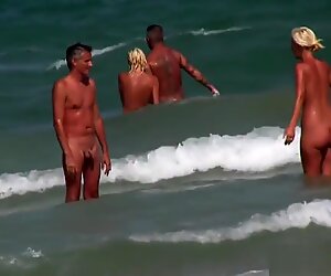 Blonde Milfs Nude At The Nudist Beach Voyeur Hd Video